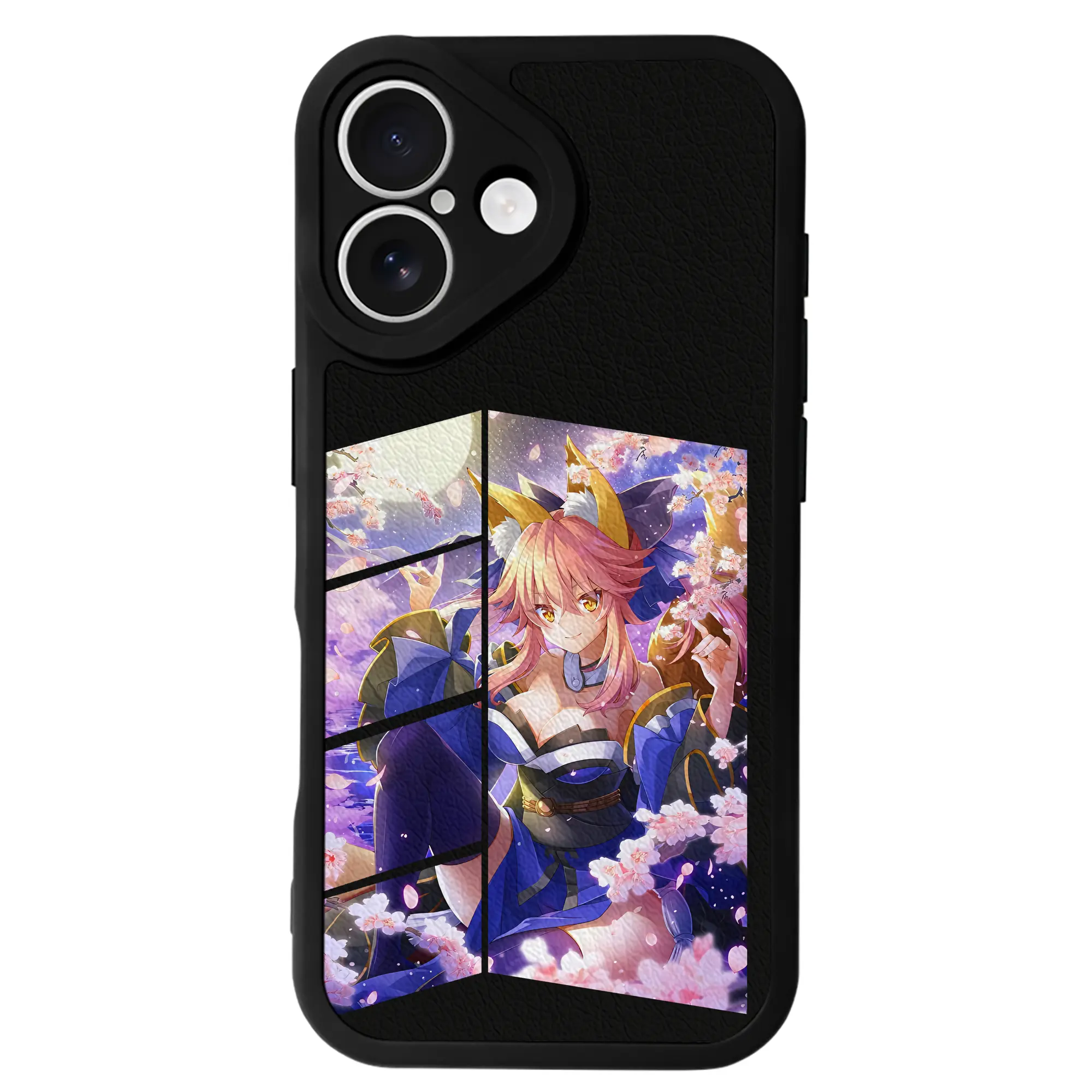 FGO グッズ,玉藻の前 - IPhone 16シリーズ対応 ・ シリコンスマホケース ・ レザー調 ・ 高精度フィット ・ 耐衝撃 ・ ワイヤレス充電対応 ・ 精密カット